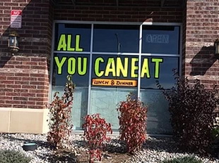 window painting Pueblo