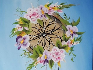 window painting Lahaina