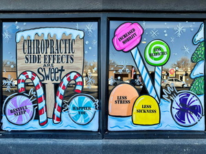 window painting Dodge City