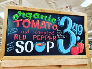 window painting Island Falls