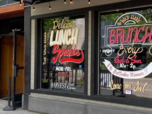 window painting Great Falls