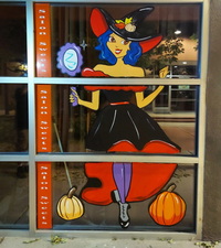 window painting Roswell