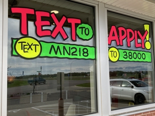 window painting Brainerd