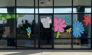 window painting Columbus