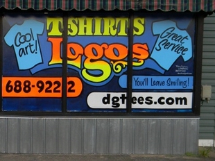 window painting London