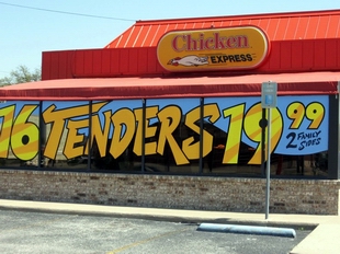 window painting Norfolk